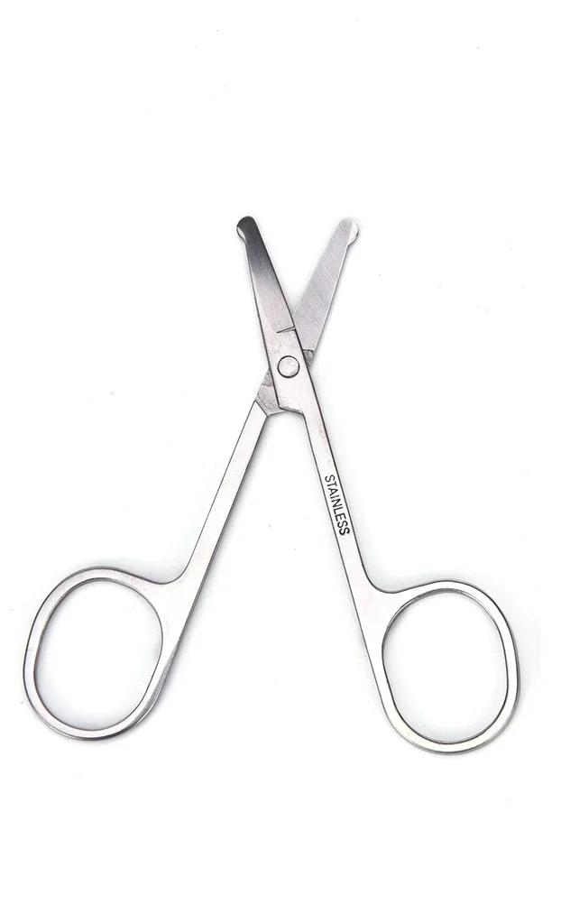 Small Eyebrow Nose Hair Scissors Stainless Steel Cut Manicure Facial