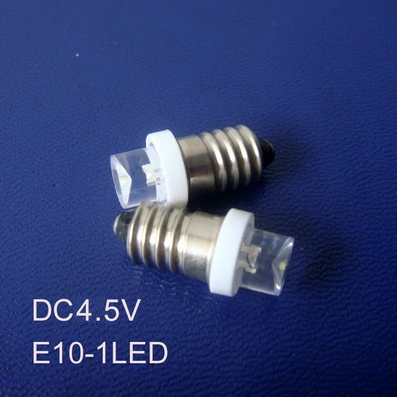 

High quality DC4.5V 5V E10 led Signal light, E10 Indicator Light E10 Led Instrument light bulb lamp free shipping 20pcs/lot