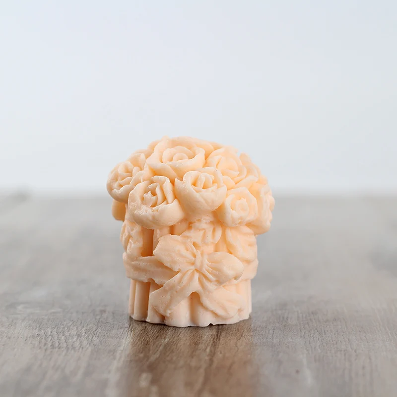 

3D Rose Flower Soap Candle Mold Silicone Mould DIY Handmade Chocolate Candy Tools Home Decor Gift