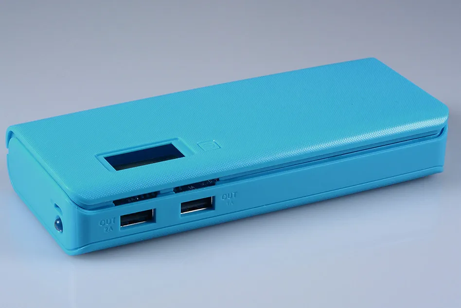 Внешний аккумулятор чехол 10000 мАч(без аккумулятора) 5x18650 DIY Box Dual USB портативный внешний аккумулятор для samsung Xiaomi зарядное устройство для телефона