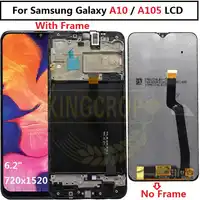 Für Samsung galaxy A10 lcd Digitizer A105/DS A105F A105FD A105M Display Touchscreen mit rahmen Digitizer Für Samsung a10 lcd