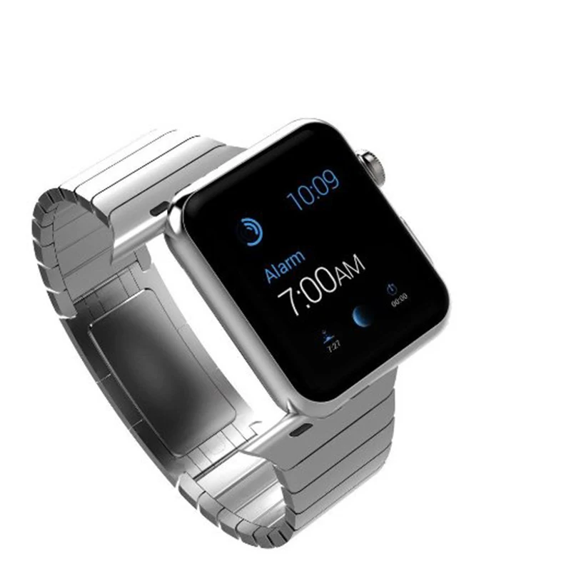 

For Apple Watch Premium 316L Luxury Stainless Steel iWatch Strap 1:1 Original Buckle Watchband With Adapter Connector