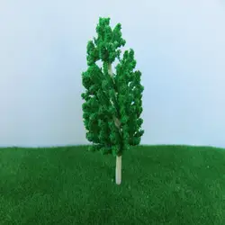 20 шт./лот пластик зеленый модель сосны белое дерево руку для HO OO G N весы поезд макет в строительстве чайник Китай