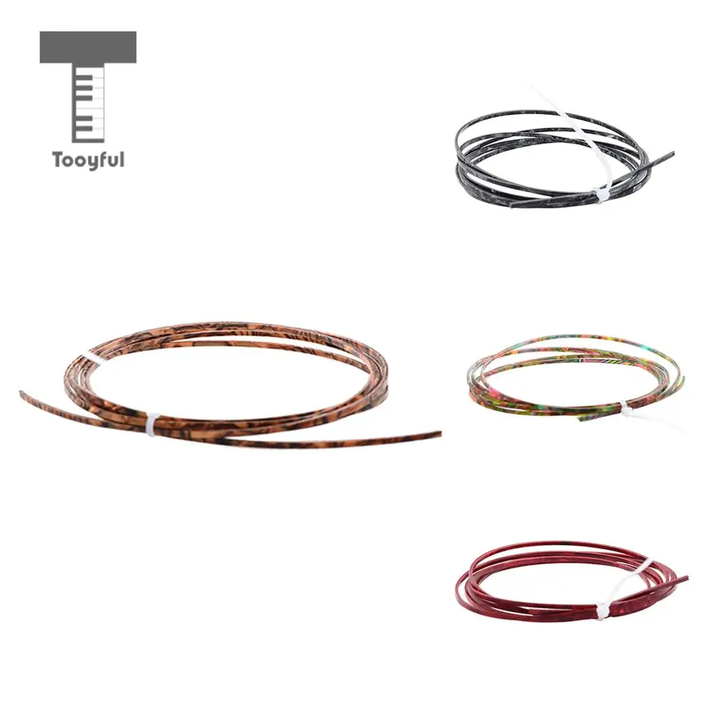 Tooyful Celluloid Guitar Binding Purfling Strip for Guitar Body Project Supplies