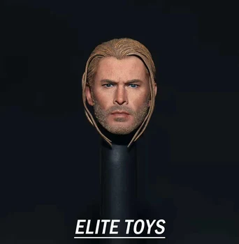 

Head sculpt 1/6 Scale male man boy head play The Avengers Thor Braid Head Sculpt Model PVC Toys Fit 12" Action Figure Body