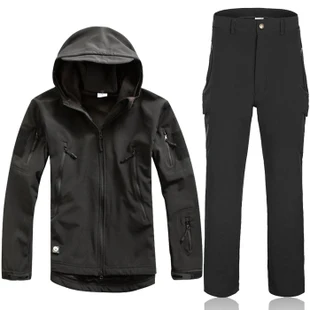 V4.0 Style Stealth Soft Shell Windbreaker Tactical Outdoor Jacket + Pants Set For Hunting | Спорт и развлечения