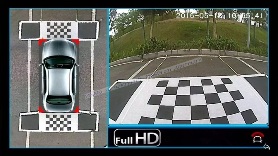 4 4*1 2 м 3D Автомобильная камера коррекция калибровки ткань для 360 градусов