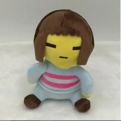 1 шт., плюшевые игрушки Undertale, 20 см, Undertale Chara& Frisk, плюшевые куклы, мягкие игрушки для детей, рождественские подарки - Цвет: Red Frisk