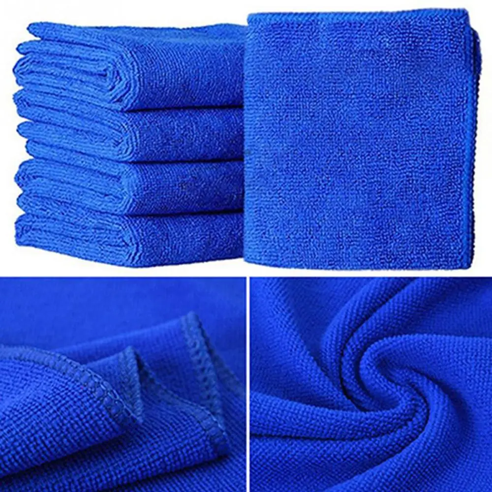 

Microfiber Car Wash Towel Soft Cleaning Car Care Detailing Cloths Wash Towel Duster 9.84'' x 9.84''Inch Microfiber Towel