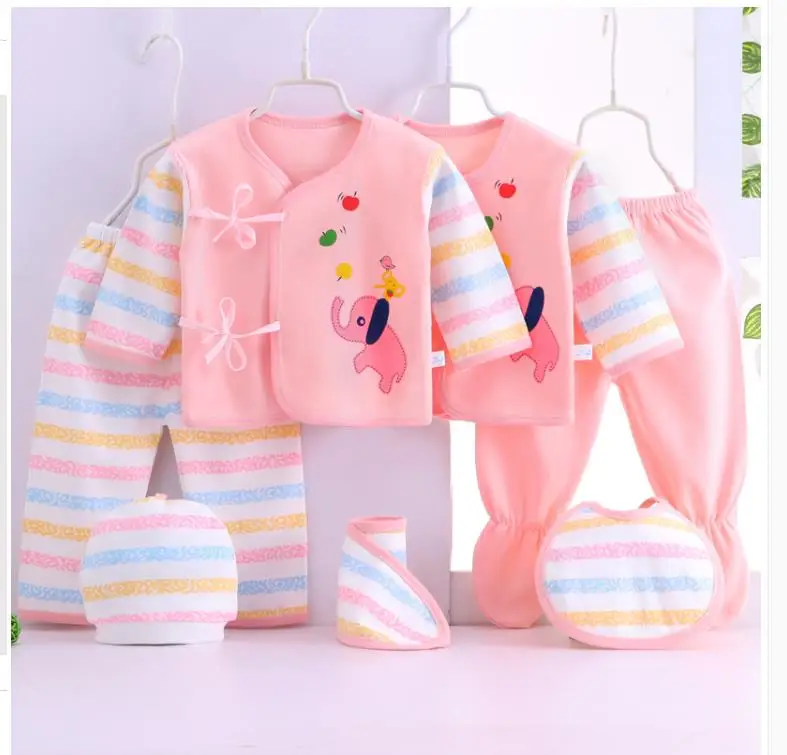 Newborn underwear set of 7 pieces 1 - Цвет: Черный