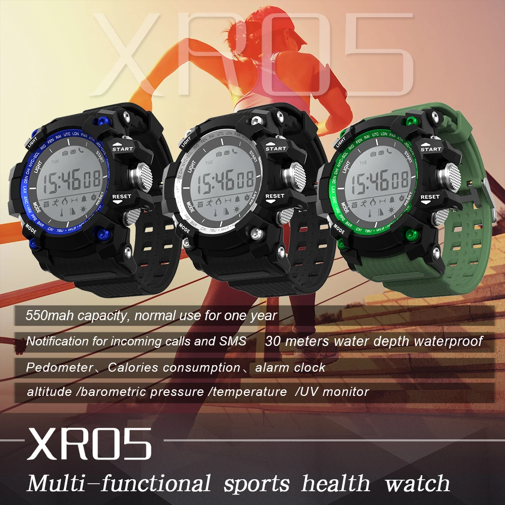 

Smartch Waterproof IP68 Bluetooth Smart watch XR05 Support 30 Meter Diving call message reminder Smartwatch for Android Samsung