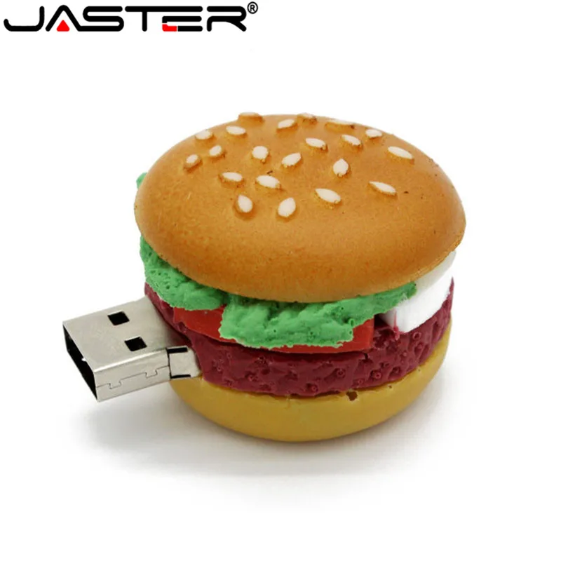 JASTER еда печенье usb 2,0 гамбургер суши арбуз Флешка 4 ГБ 8 ГБ 16 ГБ 32 ГБ 64 ГБ USB флэш-накопитель
