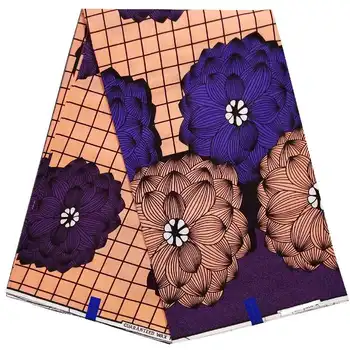 

African fabric wax 100% cotton pagne african ankara nigeria soft wax print fabric high quality 40*40 yarn design