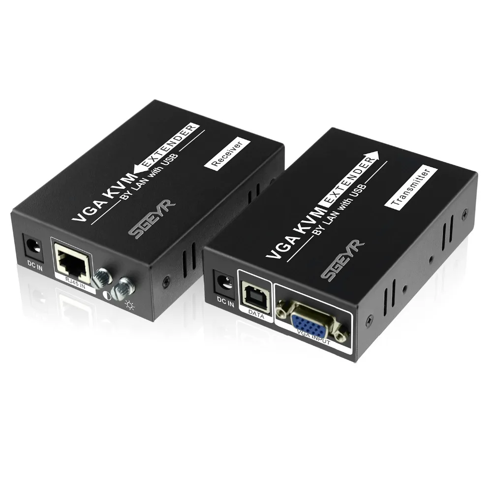 VGA KVM Extender 200M SGEYR VGA Video Extender over Cat5e/6 Extensor