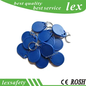 

100pcs/lot 13.56MHz Original M ifare1 S70 custom key tags ABS RFID 13.56MHZ key fobs for Enterprise / campus card / hotel card