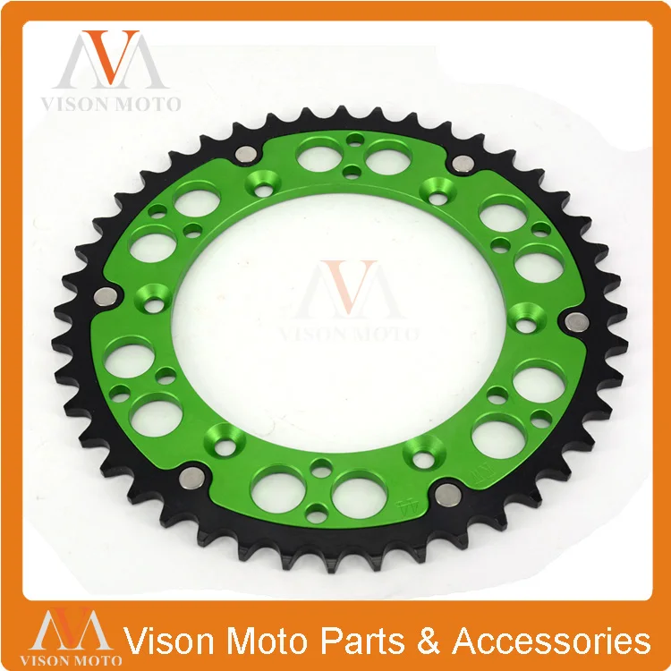 47T CNC Rear Chain Sprocket High Performance For KLX250 KX500 KDX200