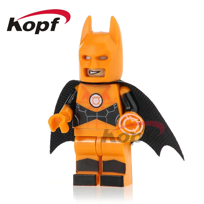 

Single Sale Orange Batman Super Heroes Indigo Tribe Star Sapphire Bricks Education Building Blocks Toys for children Gift PG356