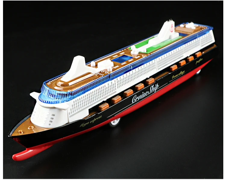 Музыкальная модель круизного корабля Электрический мигающий звуковой круиз образовательный музыкальный светильник океанский лайнер детская лодка Jsuny игрушка подарок