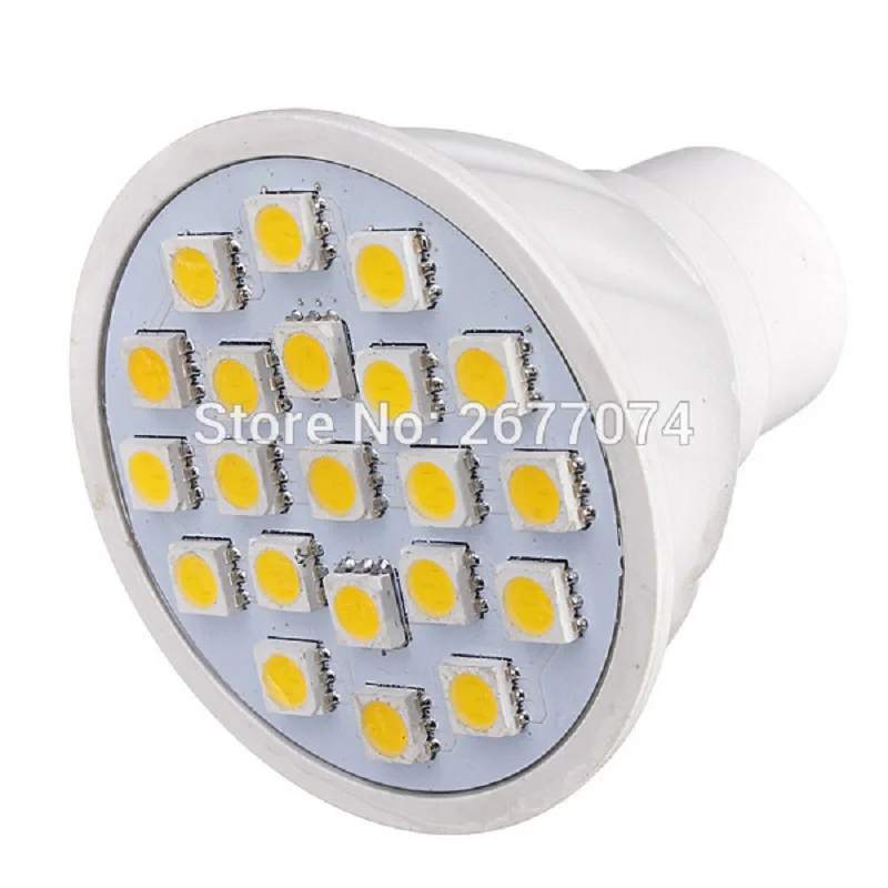 

GU10-21SMD-5050 3W Warm White/White 10PCS JTFL118