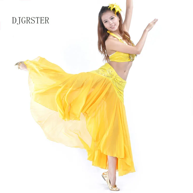 

DJGRSTER 2019 Hot Sale Sexy For Women Two Piece Suit Belly Dance Costume Set Sexy Fishtail Lace Dress Belly-Dancing-Clothes