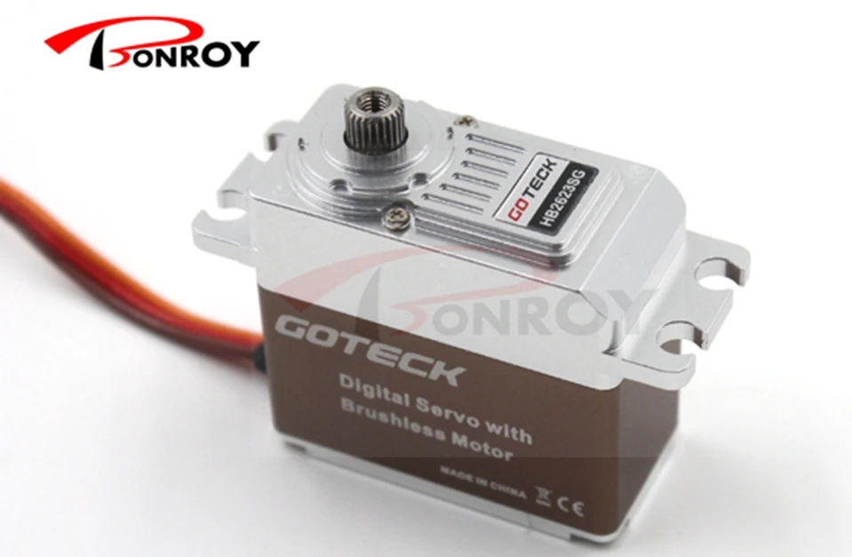 

Goteck high torque standard digital dc servo motor HB2623SG with 13/16kg-cm for Car model/fixed-wing aircraft/ helicopter/ Robot