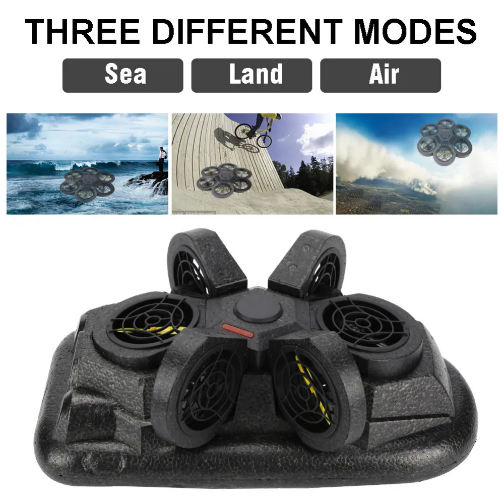 DIY NH-012 2,4 г 4CH 3D 6-Axis wifi FPV поддержка Land Sea Air 3-Modes Бесплатная комбинированная высота Удержание DIY вид RC Дрон Квадрокоптер RTF