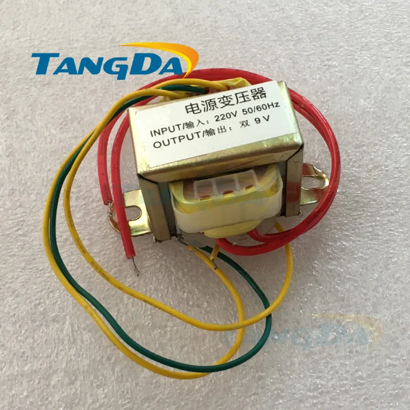 

5W two 9V power supply transformer input: 220V 50Hz Output: two 9V