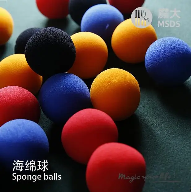 

Free shipping! Super sponge ball (4.5cm) 7 color for choose (50pcs/lot),Magic Tricks,Magic Props,Close up ,Illusions,Accessories