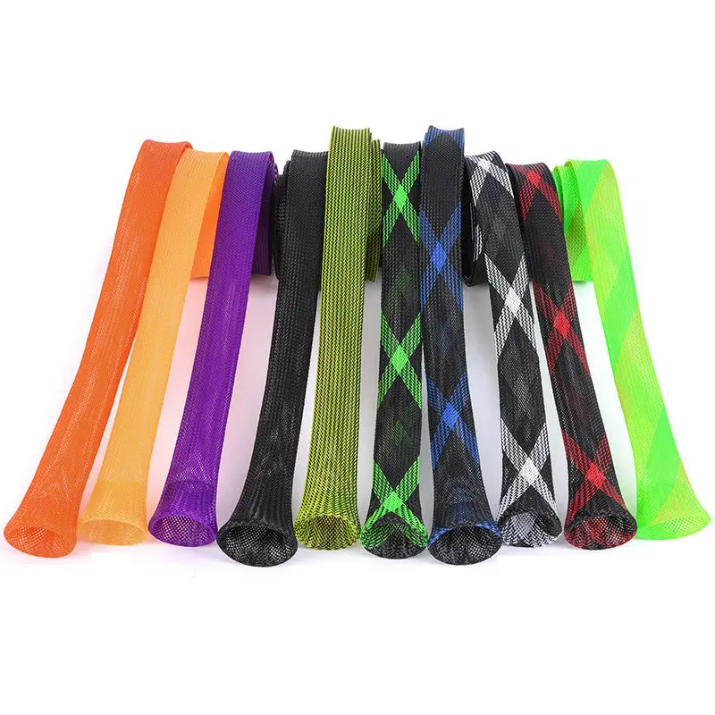 1pc 35mm*170cm Elastic Tangle Fishing Rod Protective Sheath Jacket Net Tube Cover Sleeve Fishing Rod Protective