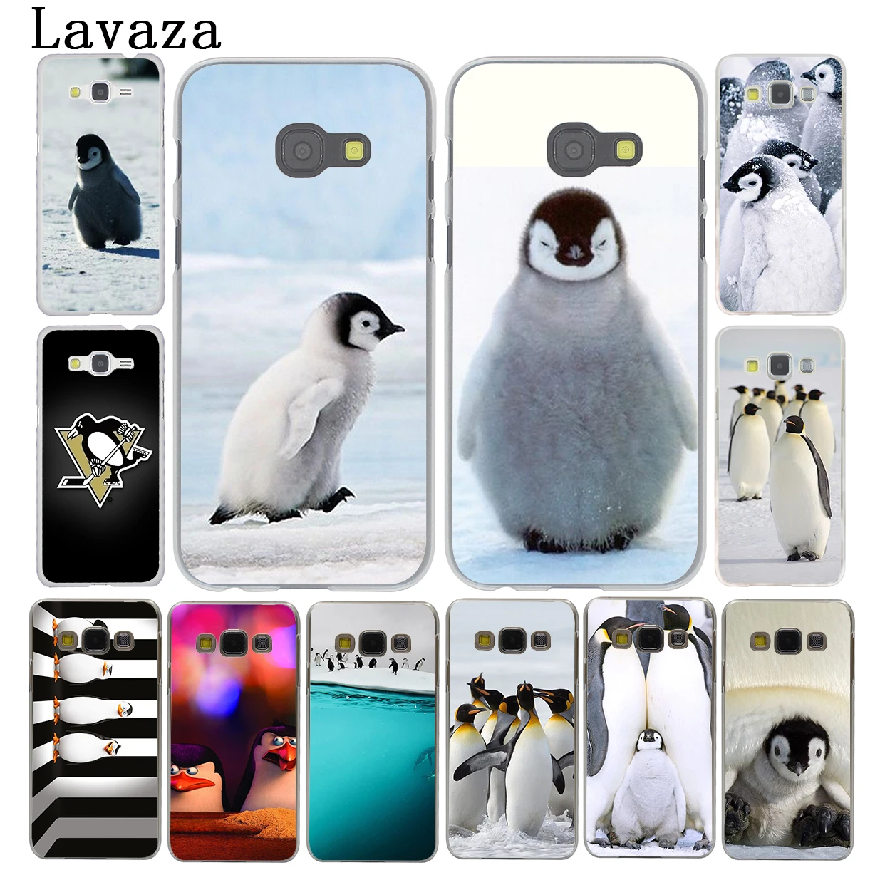 Милый жесткий чехол для телефона Lavaza Baby Penguin Samsung Galaxy Note 10 9 8 A9 A8 A7 A6 Plus 2018 A3 A5 2017 2016