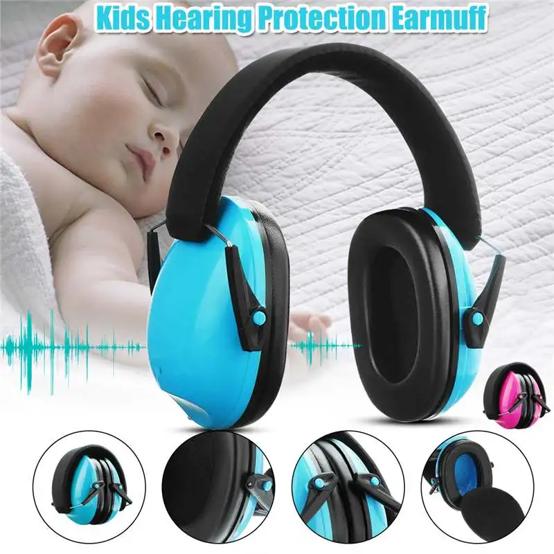 Safurance 1 шт. черные/розовые детские наушники для защиты слуха, шумоподавление, детские наушники для защитников, защитные наушники