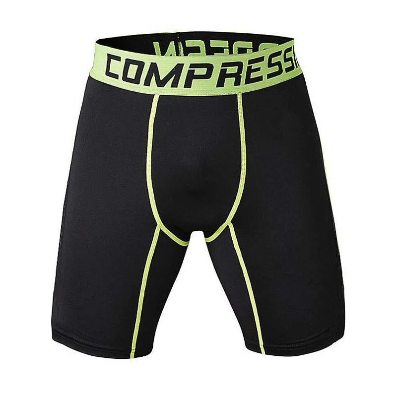 NEW 2019 Summer Active high stretch Casual compression bodybuilding sweat breathable skinny tights quick dry Men Safety shorts