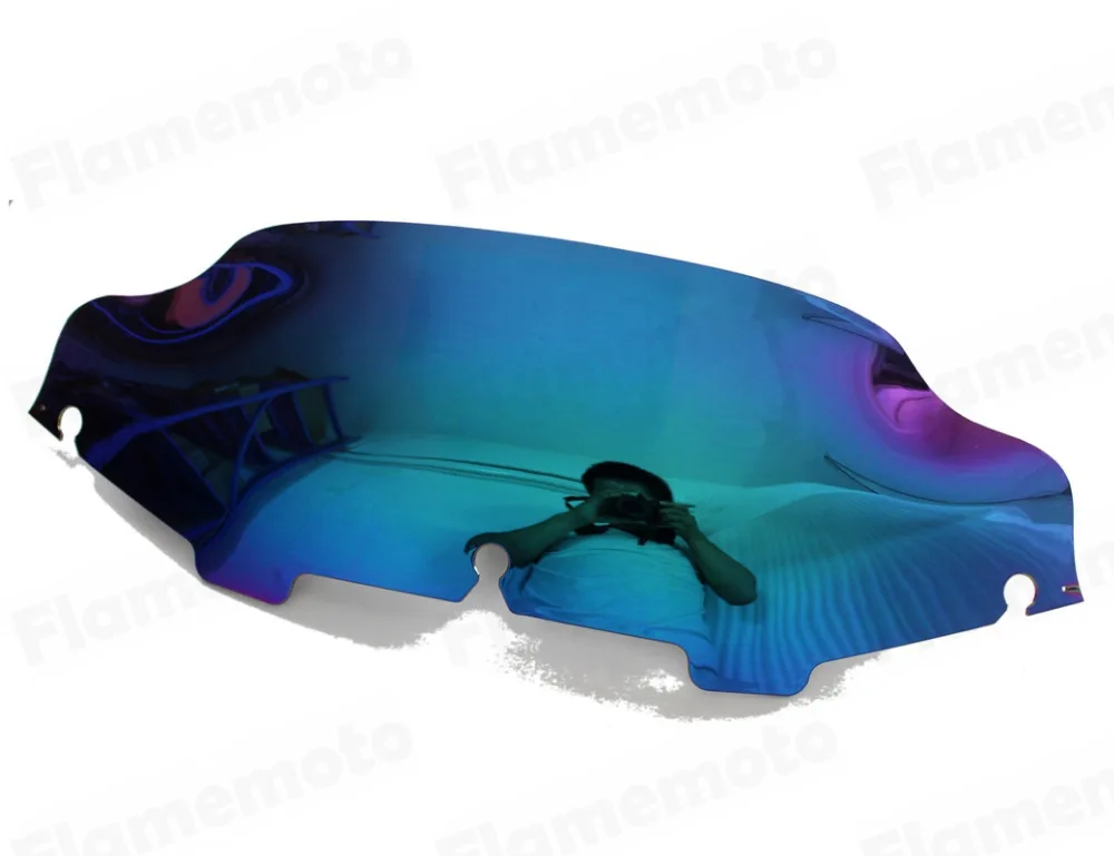 

Batwing Iridium 6" Wave Windshield Windscreen for Harley FLHT FLHTC FLHX Touring
