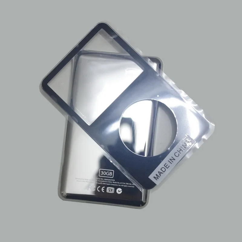 Для iPod video черный белый 30 Гб 60 ГБ 80 Гб задняя крышка+ передняя крышка чехол