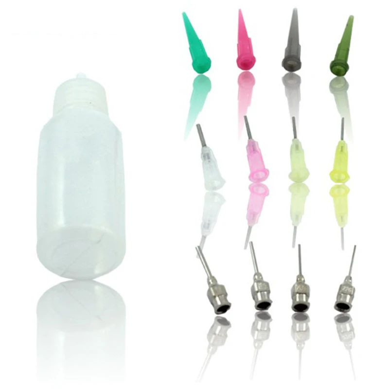 

1 Set Nozzle Drawing Making Kit Plastic Body Art Tattoo Applicator Bottle 30ml