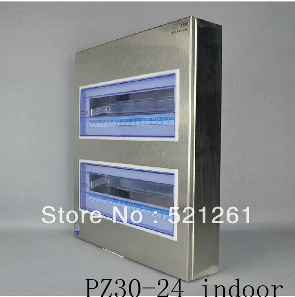 

PZ30 Electrical Metal Power Distribution Box switch box pz30-24 indoor stainless steel box surface mount box