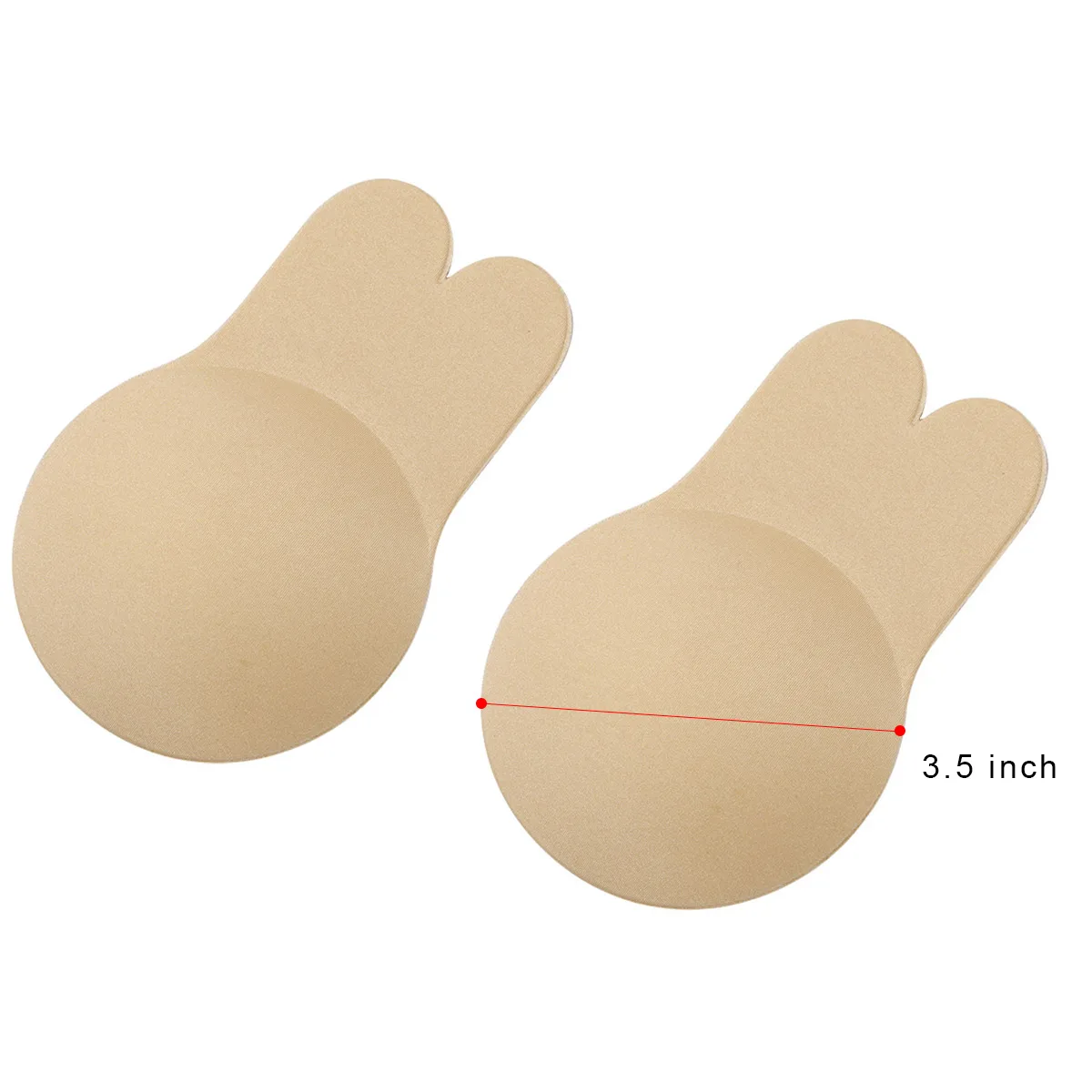 1 Pair Women Nipple Covers Strapless Breast Petals Reusable Self