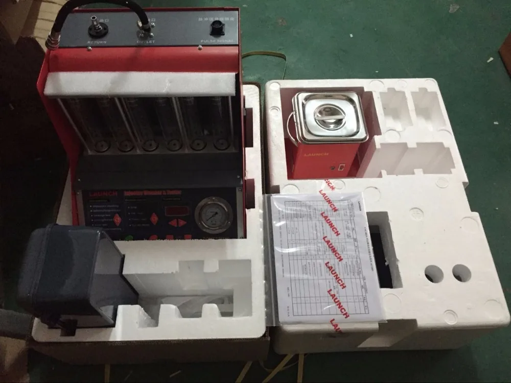 

english version original Launch CNC 602A with 6 Cylinders for Automotive Fuel Injector and Cleaner Enquipment(110V/220V )