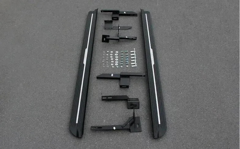 Полный комплект алюминиевая боковая дверь подножка для LAND ROVER LR4 Discovery 4 2011 2012 2013 2014