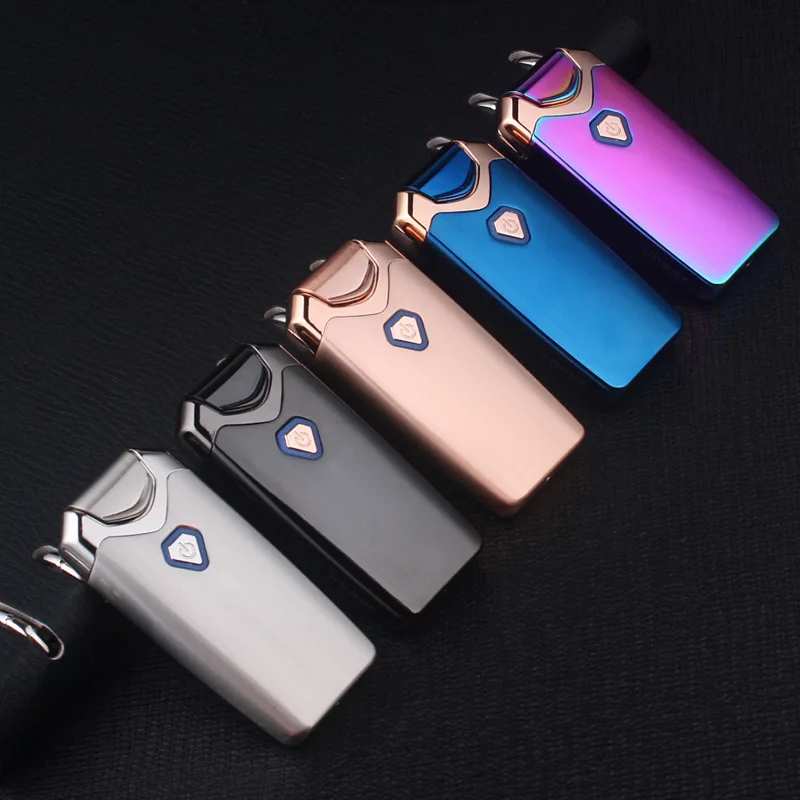 

Navpeak Jobon USB dual arc lighter charging windproof thin ultra-thin metal creative electronic cigarette lighter