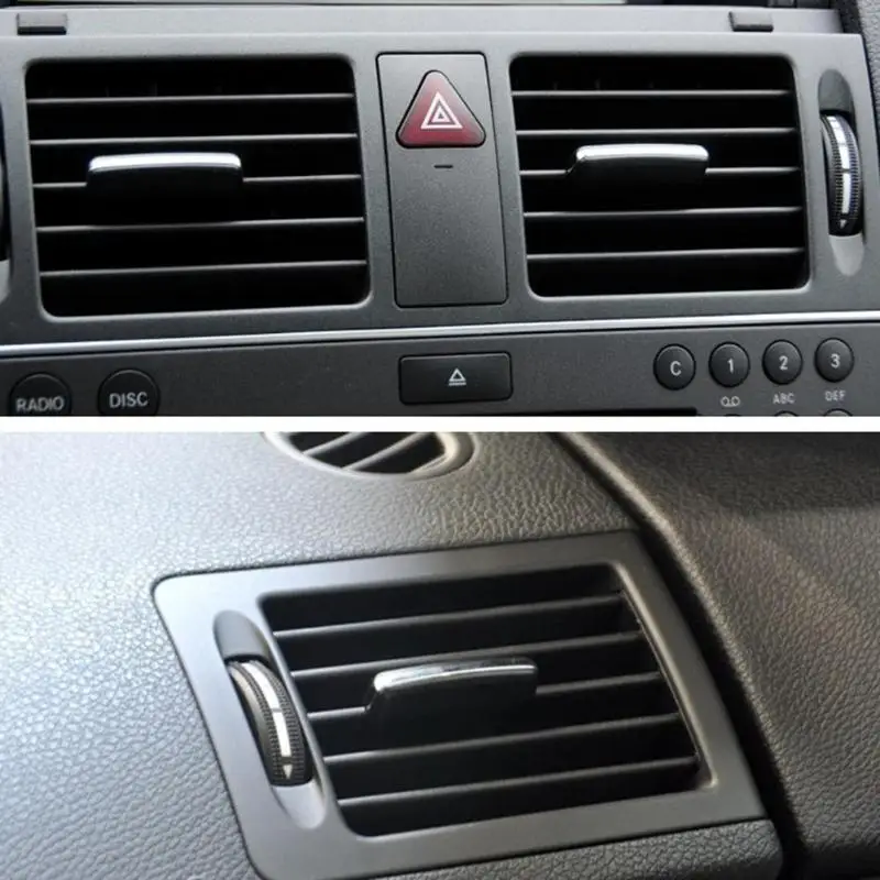 Автомобильный A/C Air Vent Tab Зажим Автомобильный кондиционер на выходе Ремонтный комплект для Mercedes-Benz W204 C180 C200 Авто аксессуары