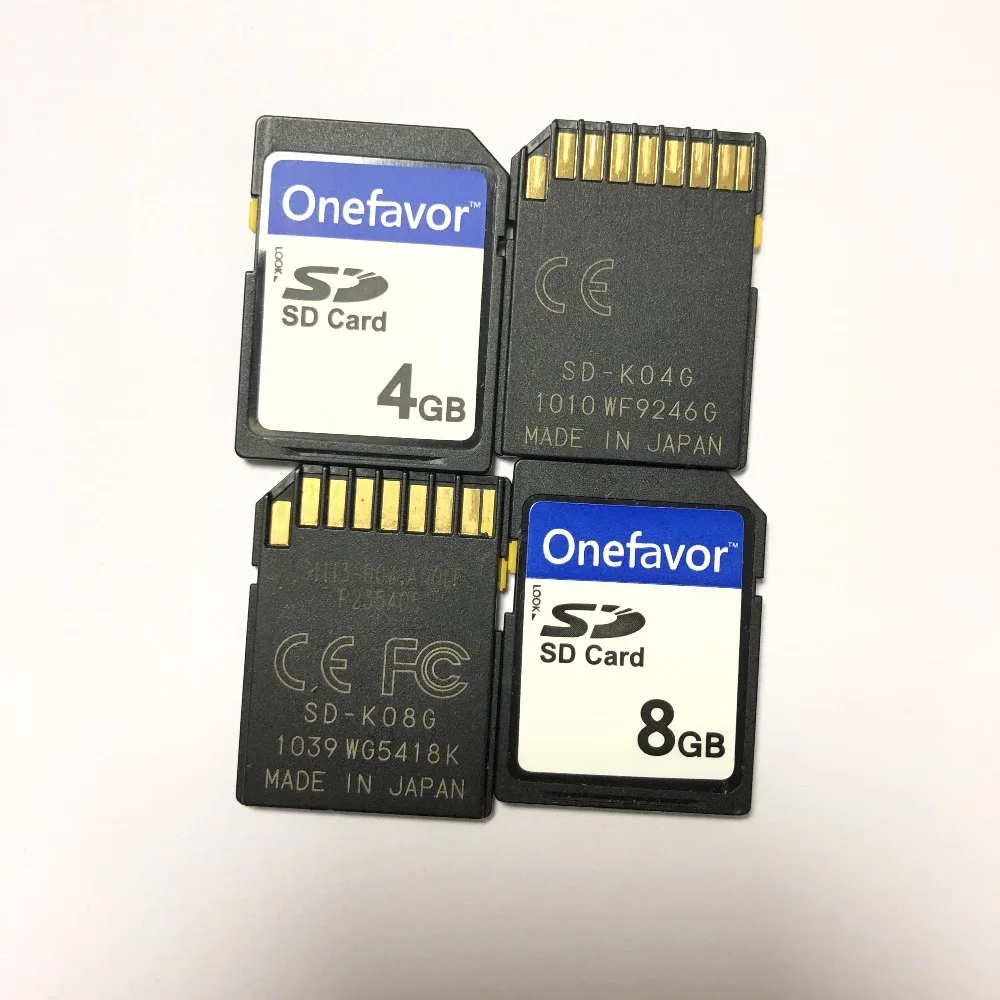 Hot 4GB 8GB SD SDHC Card Onefavor Secure Digital Standard SD Flash Memory Card 2