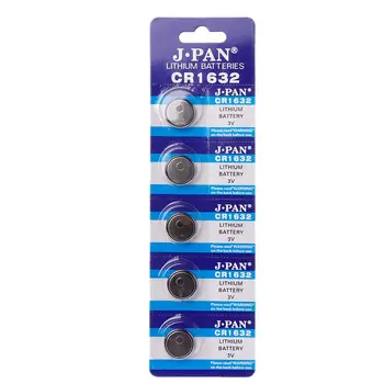 

5PCS Button Battery CR1632 Lithium Coin Cell Batteries 3V LM1632 BR1632 ECR1632 CR 1632 Electronic Watch Toy Remote