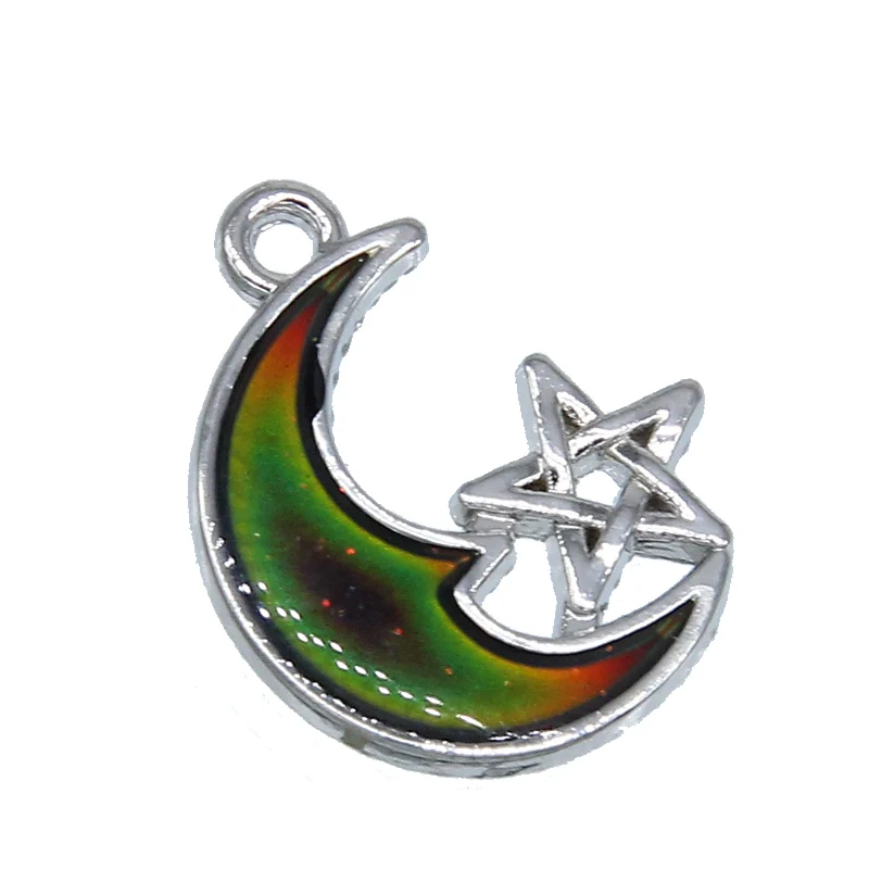 

2pcs Fine female Jewelry Mood DIY pendant Color Change Emotion Feeling Mood Handmade accessories Changeable Band Temperature