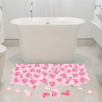 

3D Ocean Flower Pool Sticker Aquarium Bathroom Decorative Wall Sticker wallpapers home decor Adhesive wallpaper