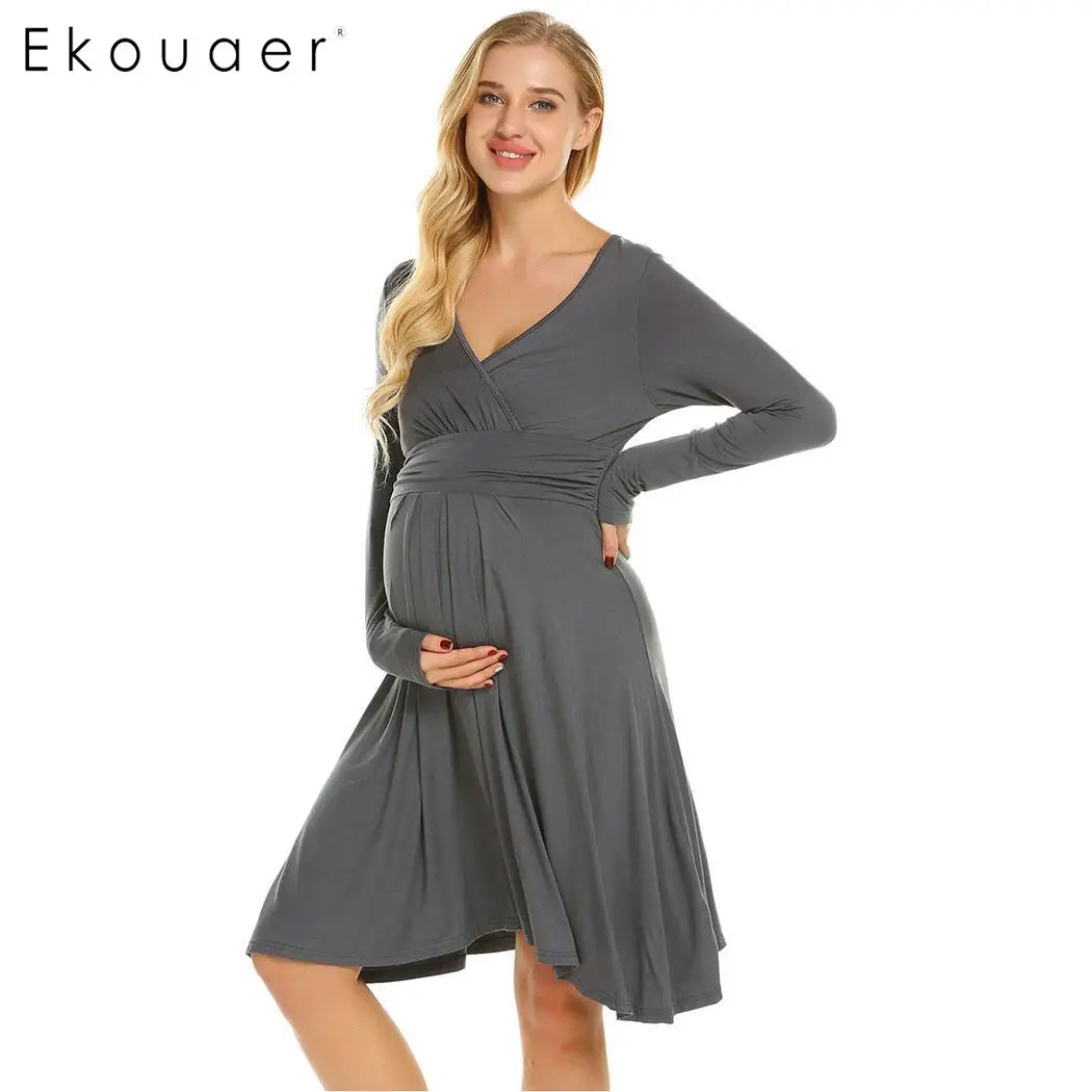 long nursing nightdress