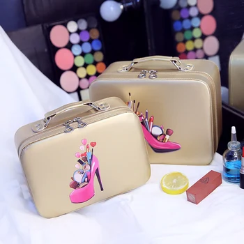 

Cosmetic Bag Portable Large Capacity Storage Bag Waterproof Lovely Travel Ladies Cosmetic Cases Multi-function Professional