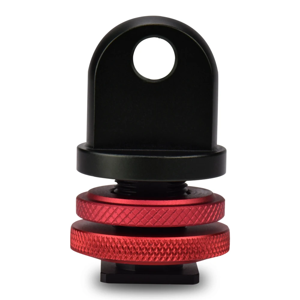 Seafrogs Flash Accessory Hot Shoe Dual Nut Screw Stand for Flashligh Camera Lighting System Accessory Mount Adapter Cold Shoe