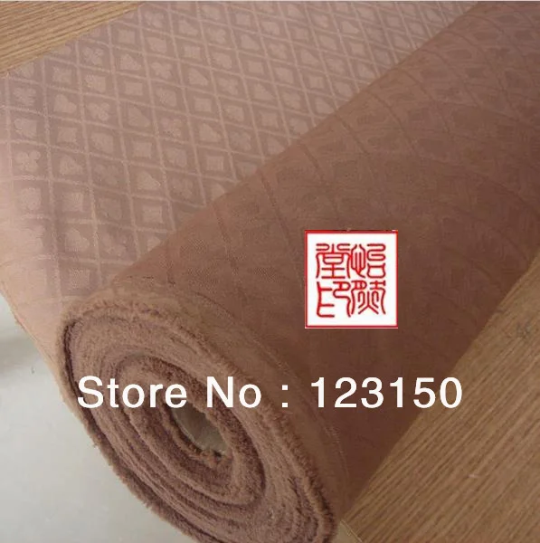 

ZB-025-1 Chocolate Poker Table Waterproof Suited Speed Cloth, Width 1.5M