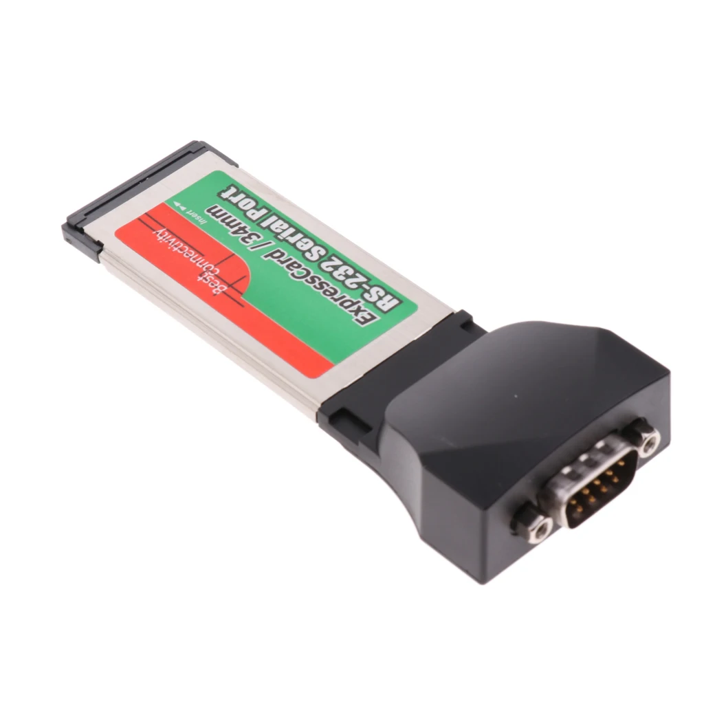 1 шт. Expresscard 34 мм последовательный порт экспресс карта RS232 адаптер для